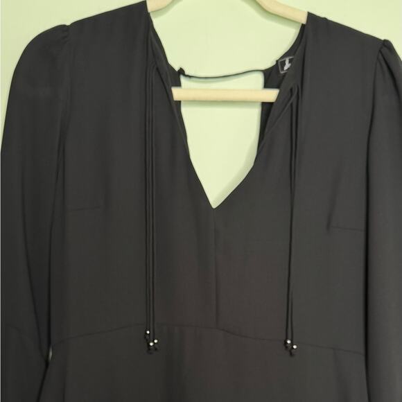 Sam Edelman Black Womens V Neck Bell Sleeve Mini Dress Size 8 - Picture 6 of 9